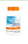 Doctor's Best Magnésium à haute absorption de , lysinate glycinate 100 % chélaté, 200 mg par portion, 120 tablets