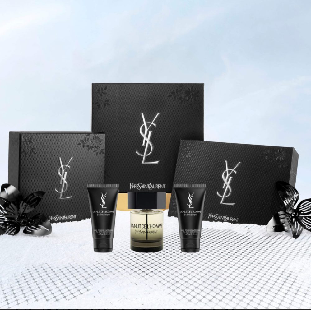 YVES SAINT LAURENT LA NUIT DE L'HOMME EAU DE TOILETTE COFFRETEau de Toilette 100 ml + Gel Douche 2 x 50 ml YVES SAINT LAURENT LA NUIT DE L'HOMME EAU DE TOILETTE COFFRETEau de Toilette 100 ml + Gel Douche 2 x 50 ml
