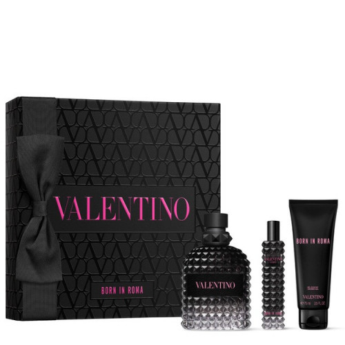 VALENTINO UOMO BORN IN ROMA EDT 100ML + 15ML + GEL DOUCHE 75ML COFFRET
