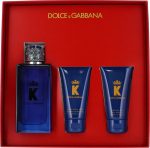 DOLCE & GABBANA K - Coffret Eau de PARFUM 100ml+baume après rasage50ml+gel douche 50ml