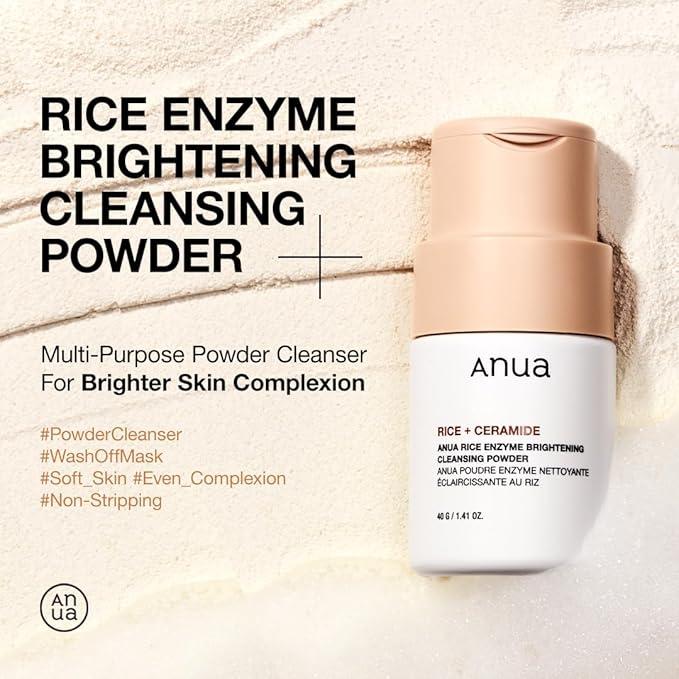 ANUA Rice Enzyme Brightening Cleansing Powder 40g ANUA Rice Enzyme Brightening Cleansing Powder 40g
