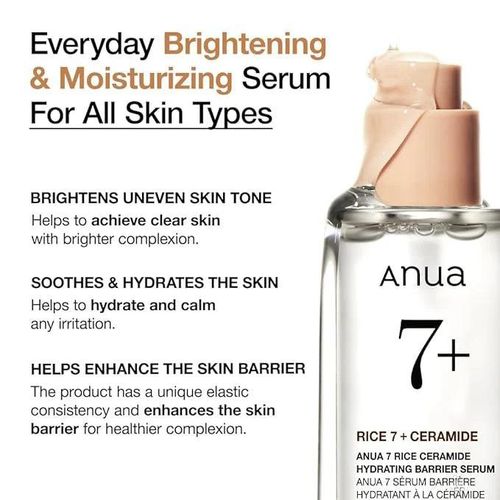 ANUA 7 RICE CERAMIDE HYDRATING BARRIER SERUM 50ML