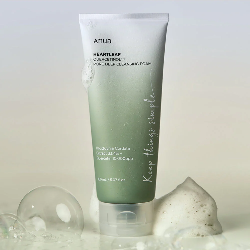 ANUA Heartleaf Quercetinol Pore Deep Cleansing Foam 150ml ANUA Heartleaf Quercetinol Pore Deep Cleansing Foam 150ml