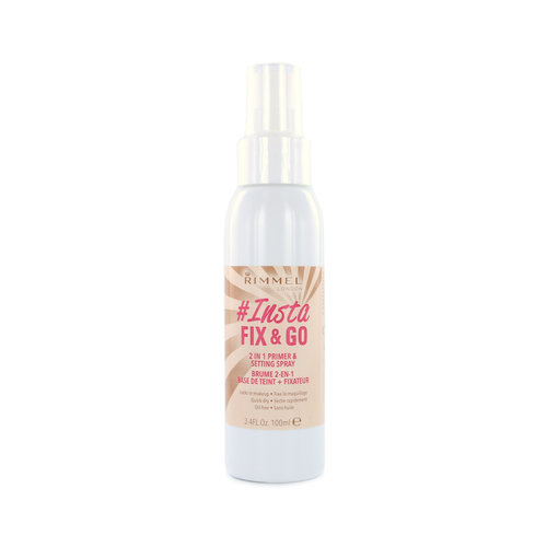Rimmel Insta Fix & Go 2 IN 1 Primer Setting Spray BASE DE TEINT + FIXATEUR 100ml Rimmel Insta Fix & Go 2 IN 1 Primer Setting Spray BASE DE TEINT + FIXATEUR 100ml