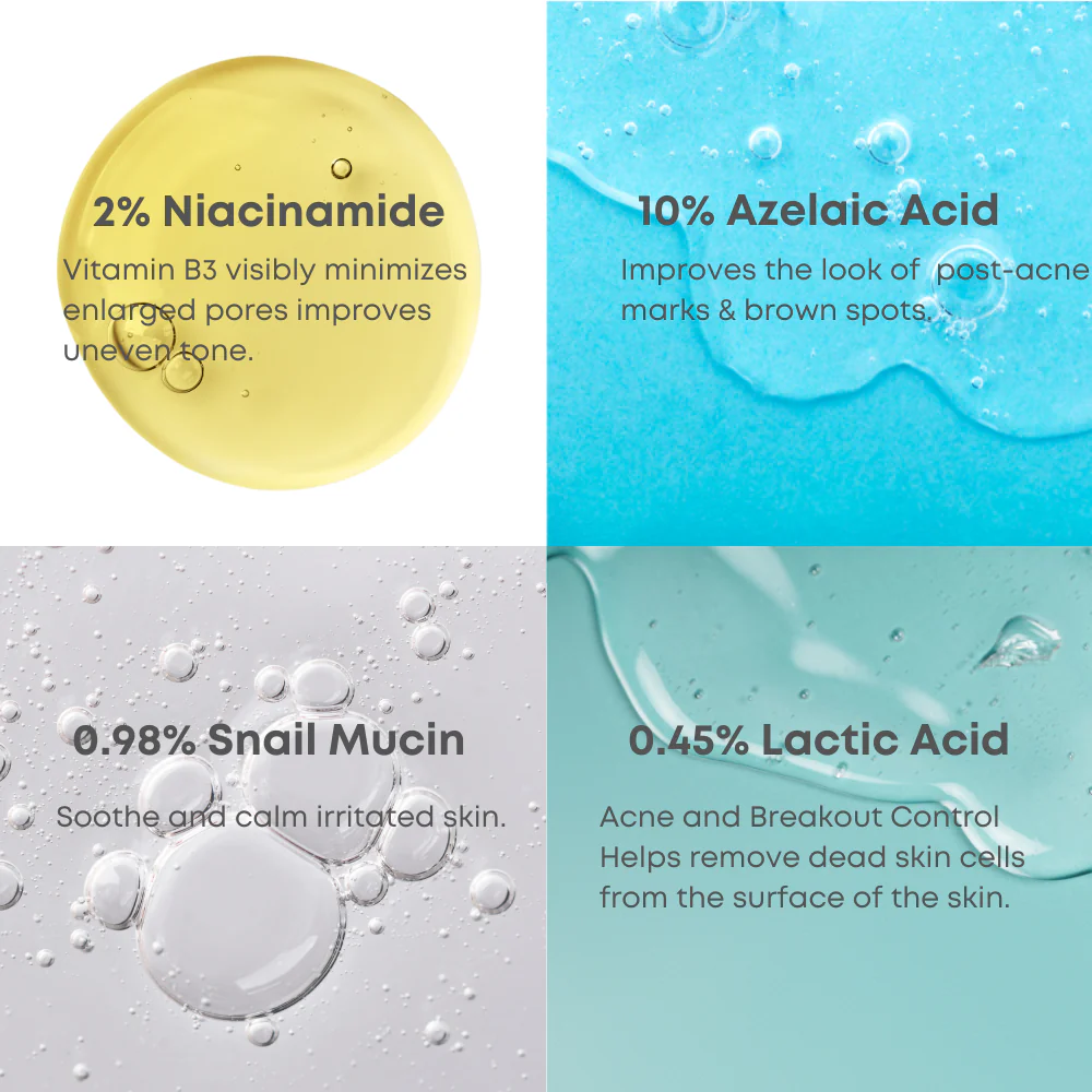 NINE LESS  A-Control 10% Azelaic Acid Serum 30ml