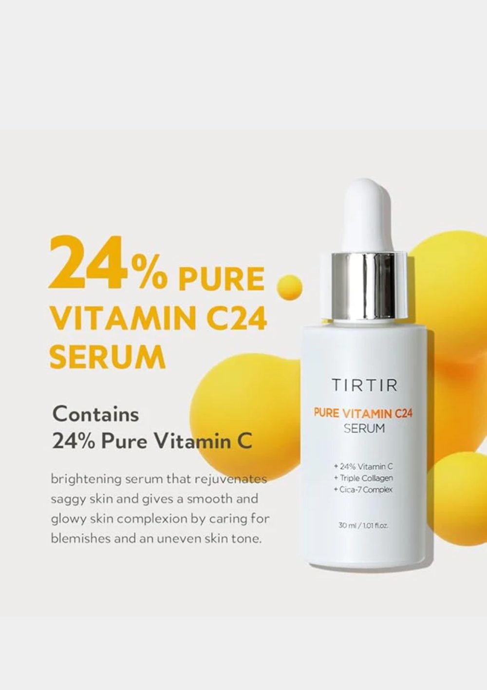 TIRTIR SERUM A la vitamine c 24 pure 30 ml TIRTIR SERUM A la vitamine c 24 pure 30 ml