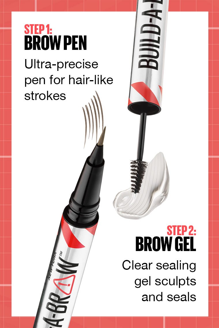Maybelline New York BUILD-A-BROW - Gel sourcils - medium brown