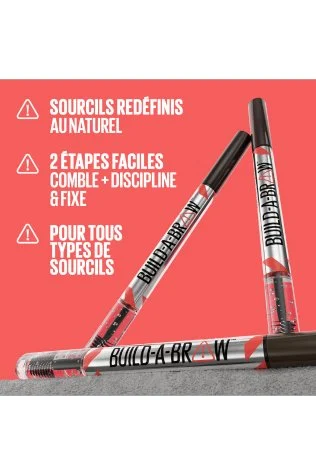 Maybelline New York BUILD-A-BROW - Gel sourcils - medium brown