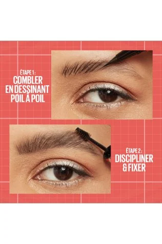 Maybelline New York BUILD-A-BROW - Gel sourcils - medium brown