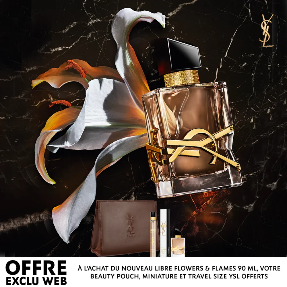 YVES SAINT LAURENT LIBRE FLOWERS & FLAMES EAU DE PARFUM FLORALE 90ml YVES SAINT LAURENT LIBRE FLOWERS & FLAMES EAU DE PARFUM FLORALE 90ml