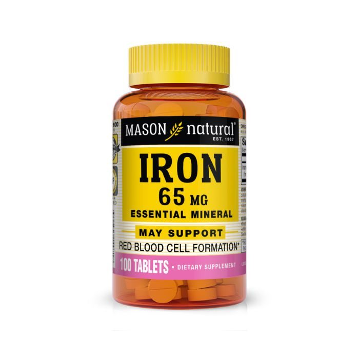 MASON NATURAL IRON 65 MG 100 TABLETS