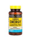 mason natural Super Energy with Guarana, Panax Ginseng & Kola Nut 60 tablets