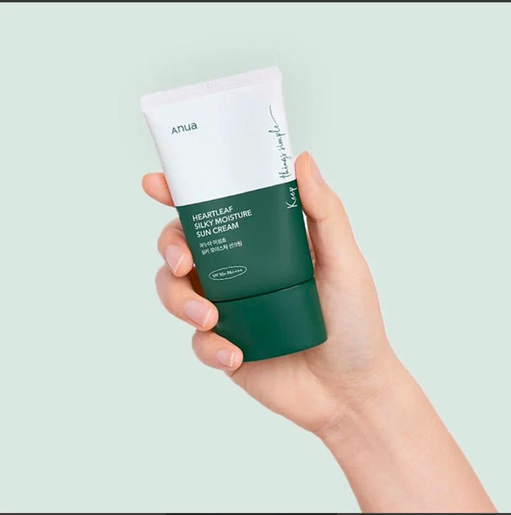 Anua Heartleaf Silky Moisture Sun Cream spf 50+pa++++ 50 ml Anua Heartleaf Silky Moisture Sun Cream spf 50+pa++++ 50 ml