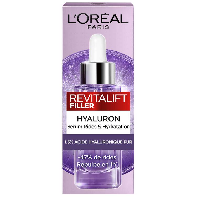 L’oréal paris Serum Anti-rides Revitalift Filler 1.5% Acide Hyaluronique Pur 30mL L’oréal paris Serum Anti-rides Revitalift Filler 1.5% Acide Hyaluronique Pur 30mL