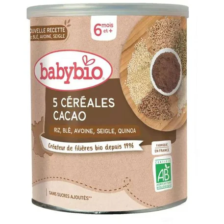 Babybio Céréales Cacao avec Quinoa 220g