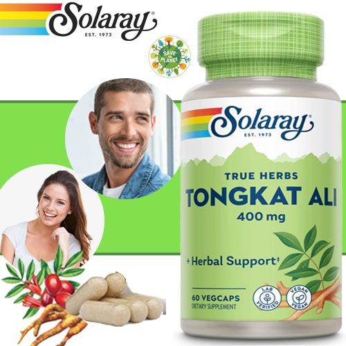 Solaray Töngkat Ali 400 mg, 60 VegCaps