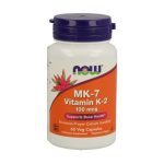 NOW Foods Vitamine K-2 MK-7 Extrapuissante 100 µg 60 capsules végétariennes