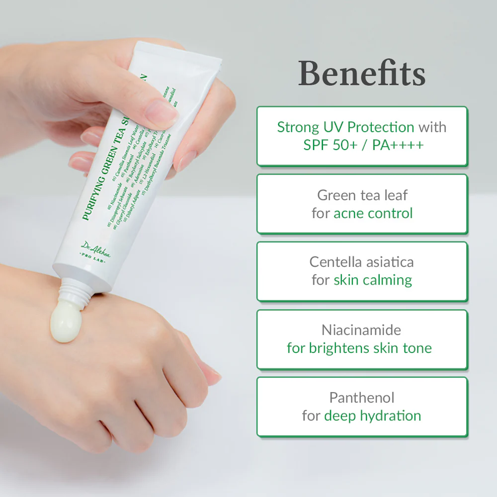 Dr ALTHEA  Purifying Green Tea Sunscreen - 50ml