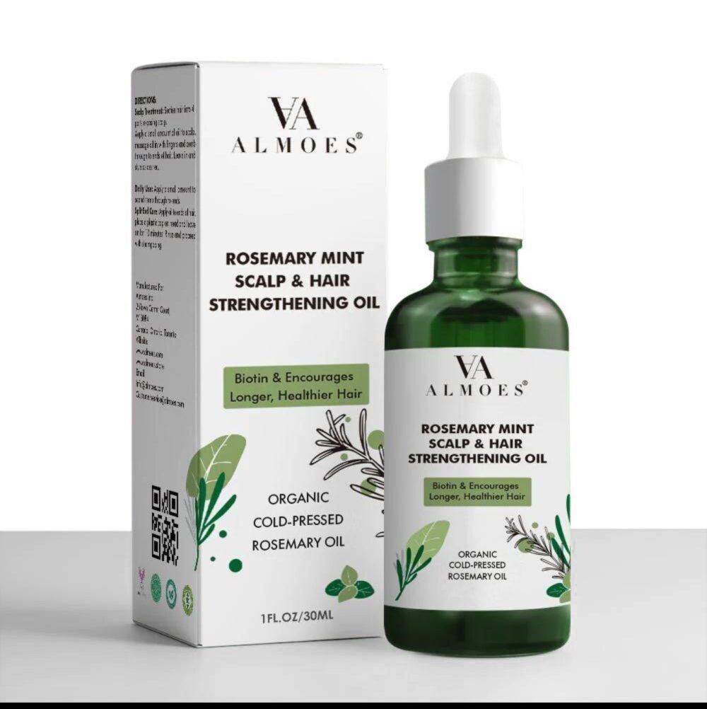 ALMOES ROSEMARY MINT SCALP & HAIR STRENGTHENING OIL 30ml ALMOES ROSEMARY MINT SCALP & HAIR STRENGTHENING OIL 30ml