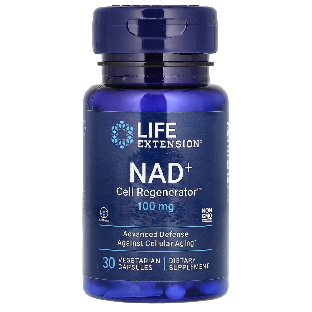 LIF EXTENSION NAD+ 100mg régénérateur cellulaire 30capsules végétariennes