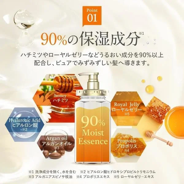ViCREA Shampooing & Honey Deep Moist 1.0  440ml