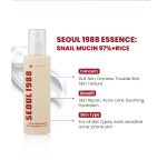 SEOUL 1988 ESSENCE : SNAIL MUCIN 97% + RICE 100ml