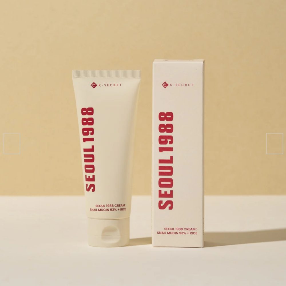 K-SECRET | SEOUL 1988 CREAM  SNAIL MUCIN 93% + RICE 100ml