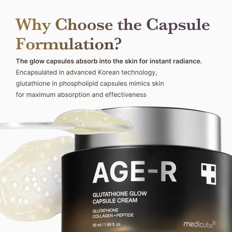 MEDICUBE AGE R GLUTATHIONE GLOW CAPSULE CREAM 50 ML