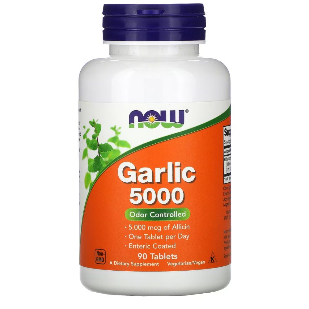 NOW FOODS GARLIC OIL 5000mg 90 tablets