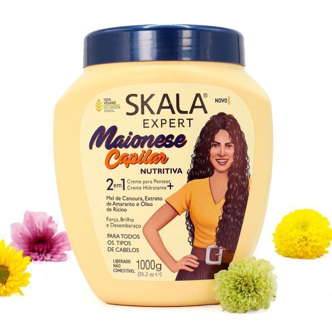 Skala Crème de traitement nourrissante  à la mayonnaise pour cheveux - 1000g