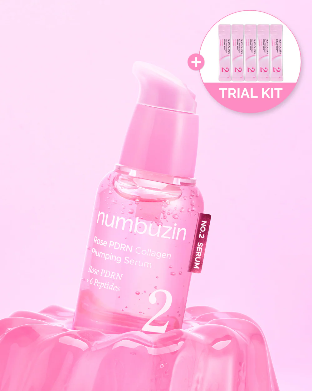 NUMBUZIN No.2 Rose PDRN Collagen Plumping Serum