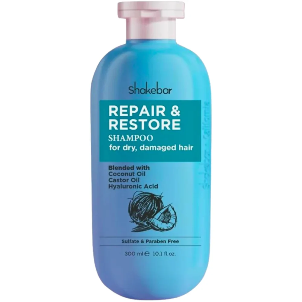 Shakebar Repair & Restore Hair Shampoo 300ml - Shampoing Réparateur Cheveux Abîmés Shakebar Repair & Restore Hair Shampoo 300ml - Shampoing Réparateur Cheveux Abîmés