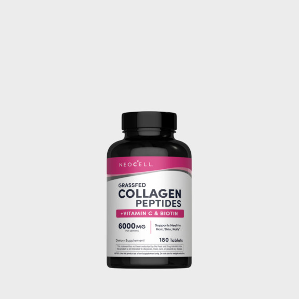 Collagene Grassfed + Vitamine C & Biotine 180 Comprimés